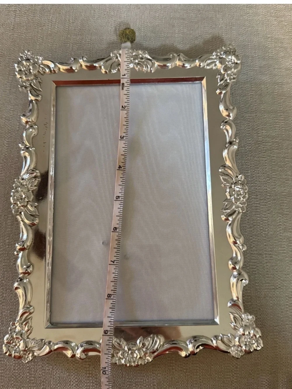 Ornate Oneida Silver Decorative Photo Frame - Tarnish resistant